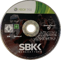 SBK Generations PAL Xbox 360  box art